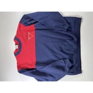 Vintage Guess bootleg Colorblock Crewneck Sweatshirt M